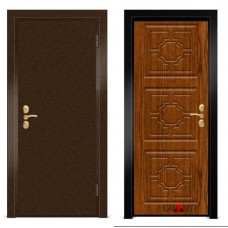 Входная металлическая Дверь МДФ - м 34.3 для загородного дома