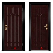 Входная металлическая дверь Венге 1.13 - цвет темный Венге