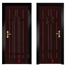 Входная металлическая дверь Венге 1.9 - цвет темный Венге