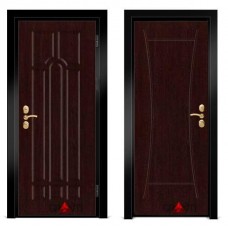 Входная металлическая дверь Венге 1.40 - цвет темный Венге