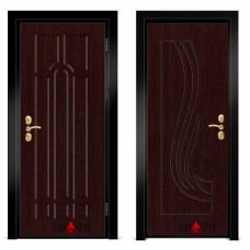 Входная металлическая дверь Венге 1.39 - цвет темный Венге