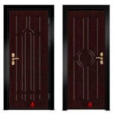Входная металлическая дверь Венге 1.8 - цвет темный Венге