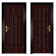 Входная металлическая дверь Венге 1.5 - цвет темный Венге