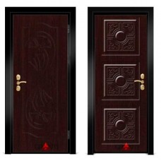 Входная металлическая дверь Венге 1 - цвет темный Венге