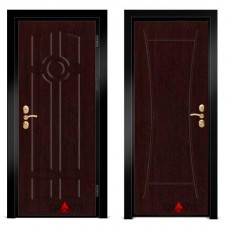 Входная металлическая дверь Венге 1.22 - цвет темный Венге