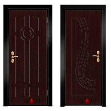 Входная металлическая дверь Венге 1.20 - цвет темный Венге