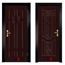 Входная металлическая дверь Венге 1.18 - цвет темный Венге