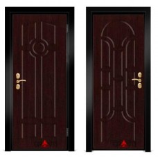 Входная металлическая дверь Венге 1.25 - цвет темный Венге